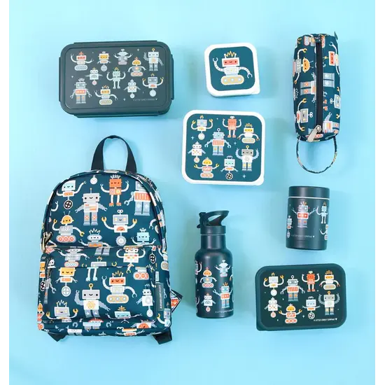 A Little Lovely Company A Little Lovely Company | Boîte à lunch en acier inoxydable « Robots »