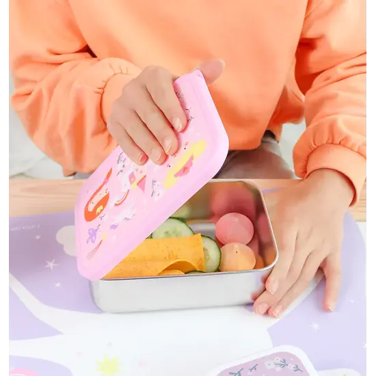 A Little Lovely Company A Little Lovely Company | Boîte à lunch en acier inoxydable « Princesses »