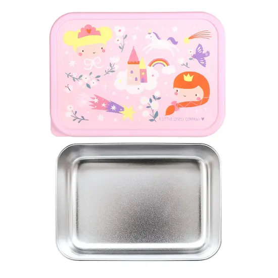 A Little Lovely Company A Little Lovely Company | Boîte à lunch en acier inoxydable « Princesses »