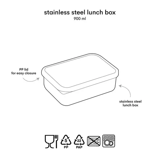 A Little Lovely Company A Little Lovely Company | Boîte à lunch en acier inoxydable « Princesses »