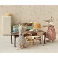 Maileg Maileg | Party Cake And Cake Stand mouse Off white