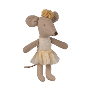 Maileg | Ballerina Mouse little Sister Off White