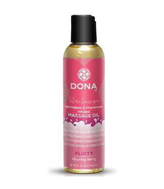 Dona Dona - Scented Massage Olie Blushing Berry 110 ml