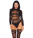 Leg Avenue Bodysuit And Thigh Highs O/S