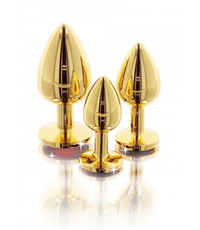 Butt Plug With Diamond Jewel Medium