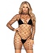 Leg Avenue FENCE NET MINI DRESS