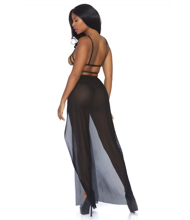 Cage Maxi dress and g-string