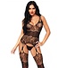 Leg Avenue Strappy rose bodystocking O/S