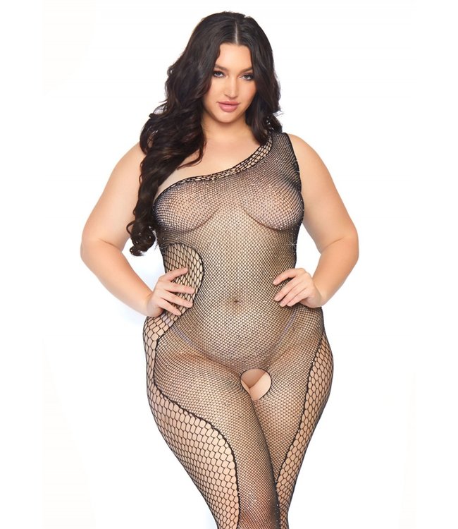 LEG AVENUE CRYSTALIZED AS BODYSTOCKING