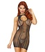 Leg Avenue Hourglass Keyhole Mini Dress - One Size