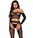 Leg Avenue TOP, SUSPENDER HOSE & G-STRING