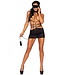 Leg Avenue Strap Harness Dress with Leash and Eye Mask