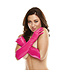 LatexWear Long Latex Gloves - Pink