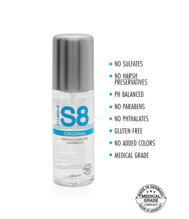 S8 Waterbased Lube 125ml