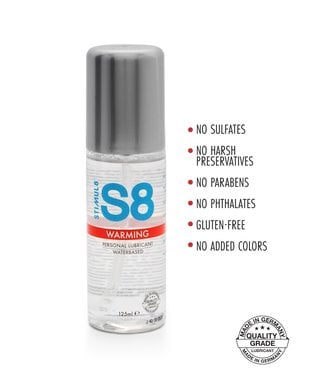 Stimul8 S8 WB Warming Lube 125ml