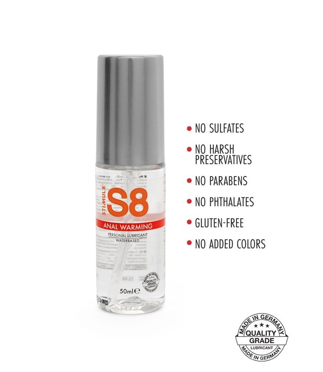 S8 WB Warming Anal Lube 50ml