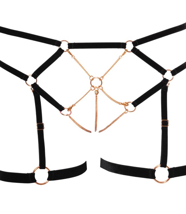 Open Rio Body Harnas met Mooie Schakelketting