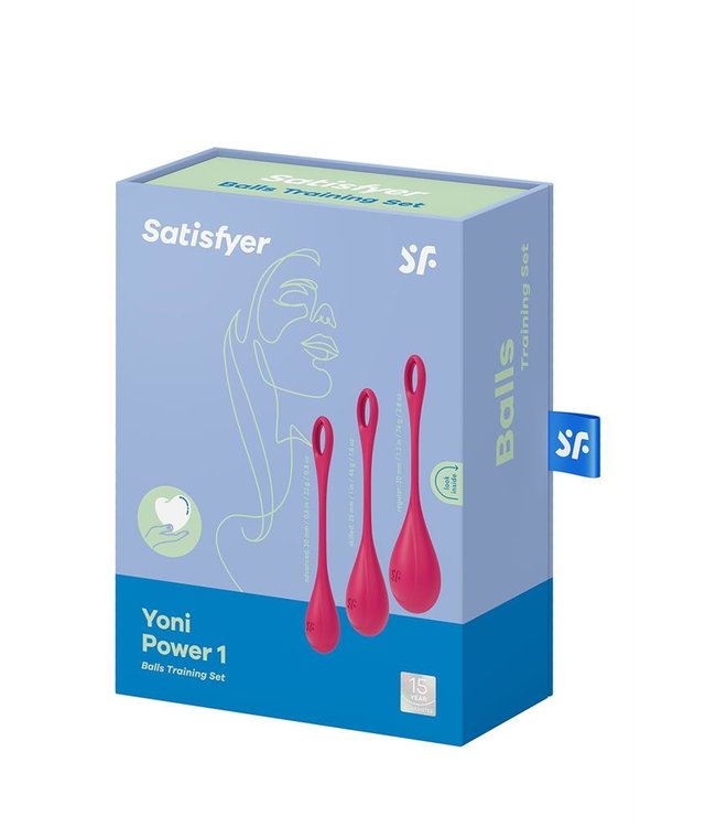 Satisfyer Yoni Power 1 Training Set Red
