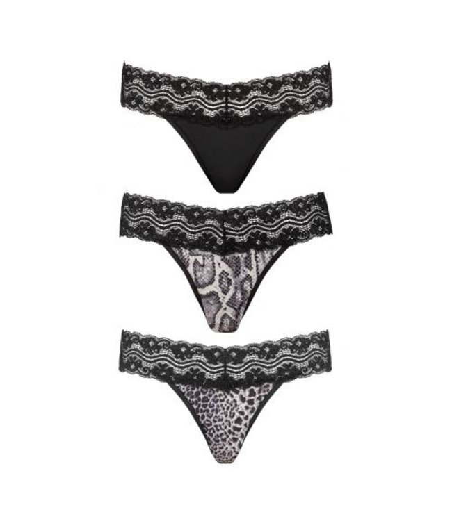 Underneath - Jane Thong Set Of 3