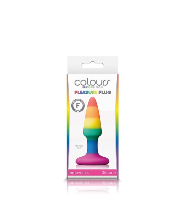 Pleasure Plug Rainbow Mini