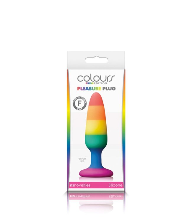 Pleasure Plug Rainbow Small