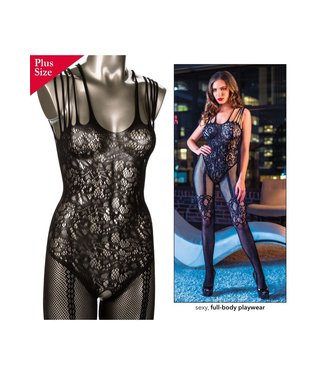 CalExotics Strappy Lace Body Suit +