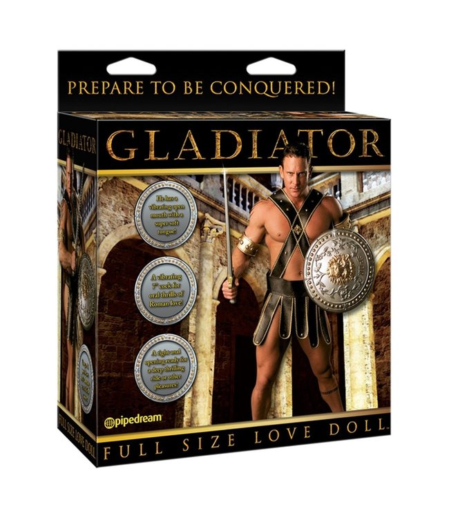 Gladiator Vibrating Doll