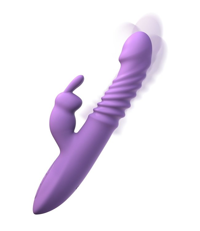Her Thrusting Silicone Rabbit