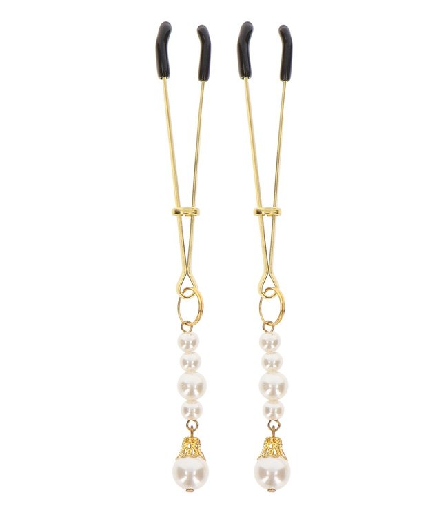 Nipple Play Tweezers With Pearls