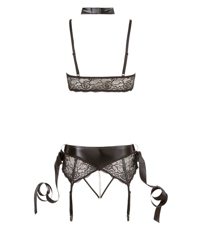 Bondage Lingerieset Met Jarretels