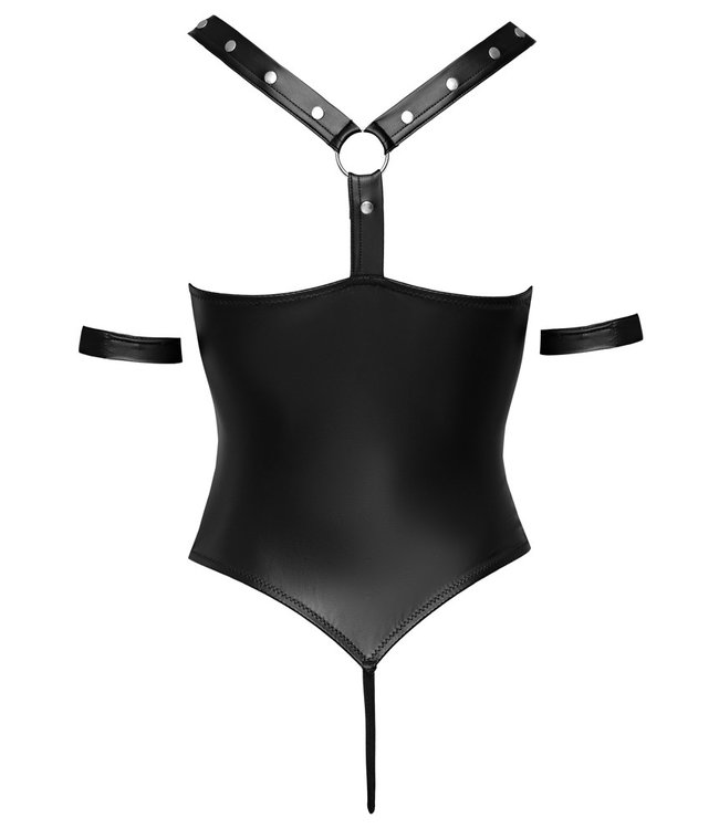 Wetlook Body with Bondage and Open Crotch