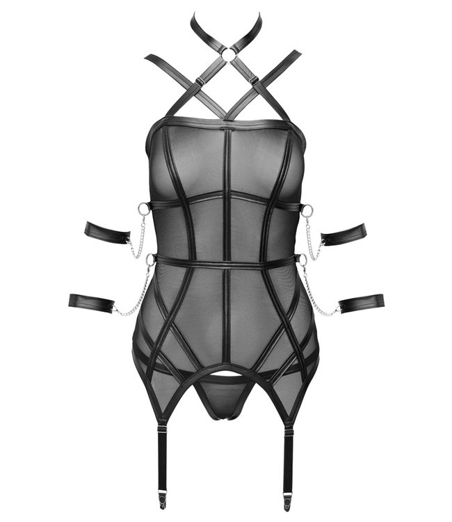 Bondage Corset with Garter Belt