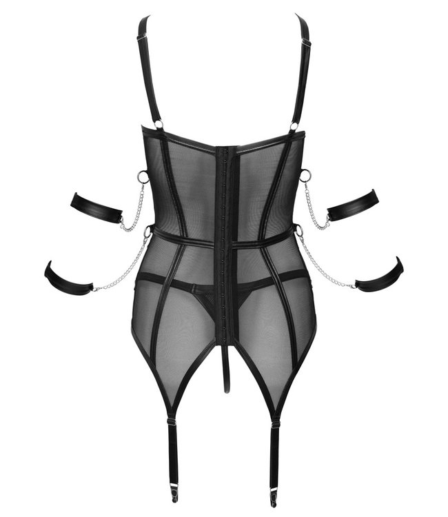 Bondage Corset with Garter Belt