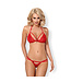 Obsessive 838-SET-3 SET 2 PCS RED