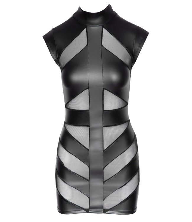 COTTELLI Wetlook Cut-out Dress