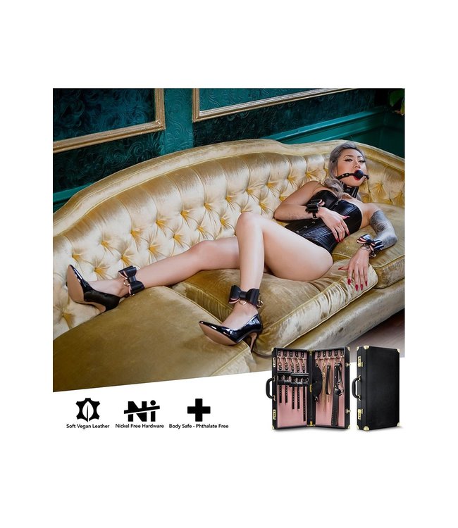 TEMPTASIA SAFE WORD BONDAGE KIT WITH SUITCASE BLACK