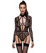 Cottelli Collection Lace Body with Suspender