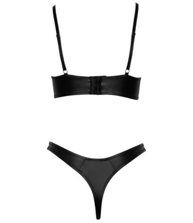 Cottelli Matte Wetlook BH Set