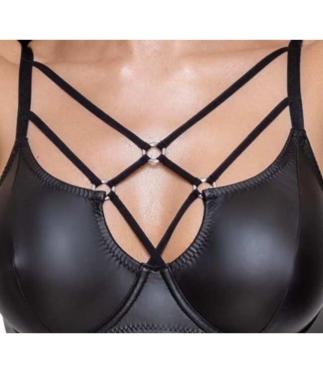 Cottelli Matte Wetlook BH Set