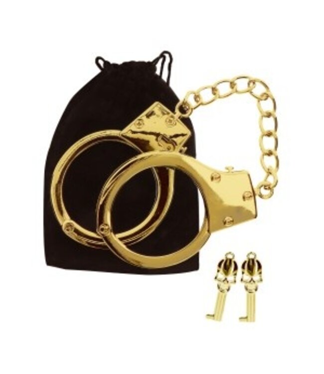 Gold Plated BDSM Handcuffs