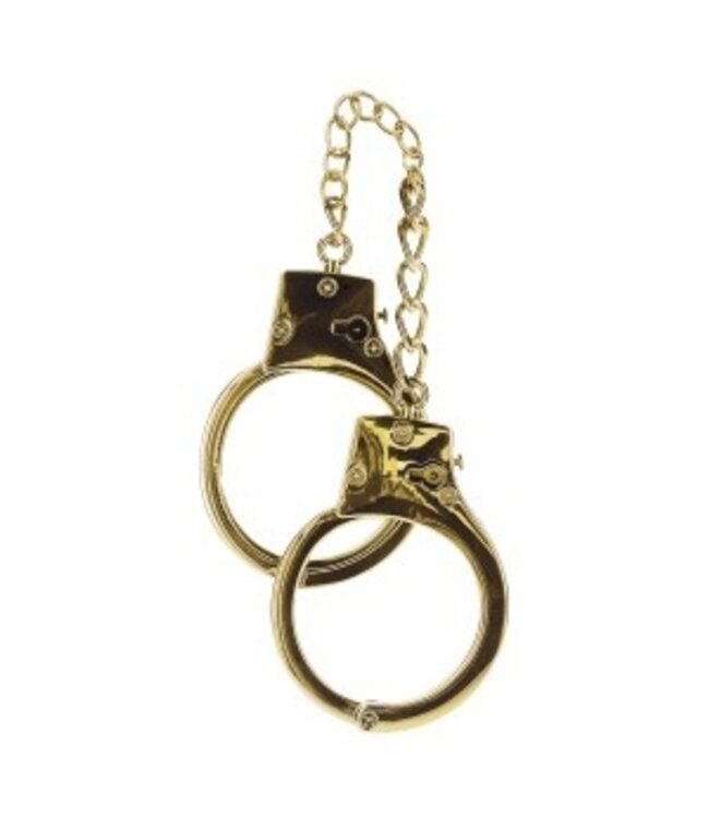 Gold Plated BDSM Handcuffs