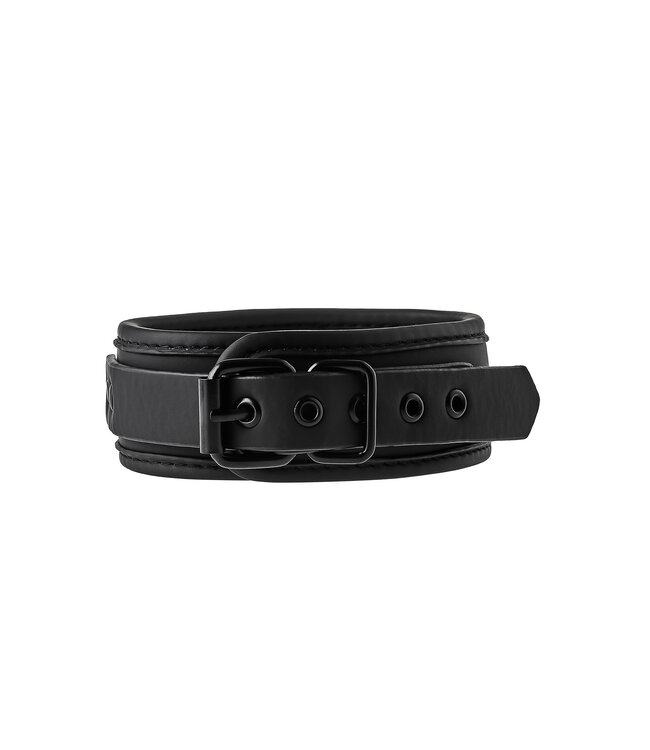 BLAZE LUXURY FETISH - COLLAR AND LEASH BLACK