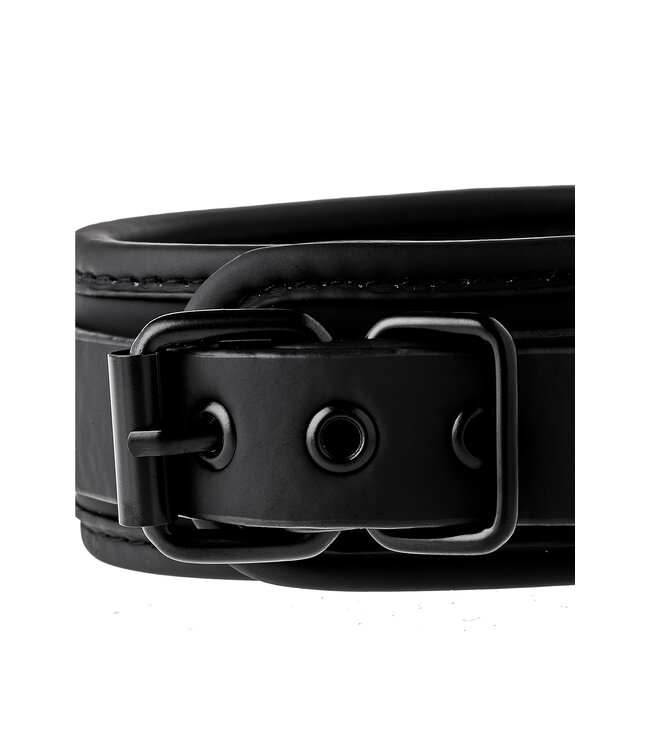 BLAZE LUXURY FETISH - COLLAR AND LEASH BLACK
