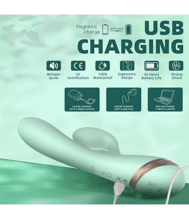 Stringpoint Fancy Her Inflatable Vibrator - Mint Green