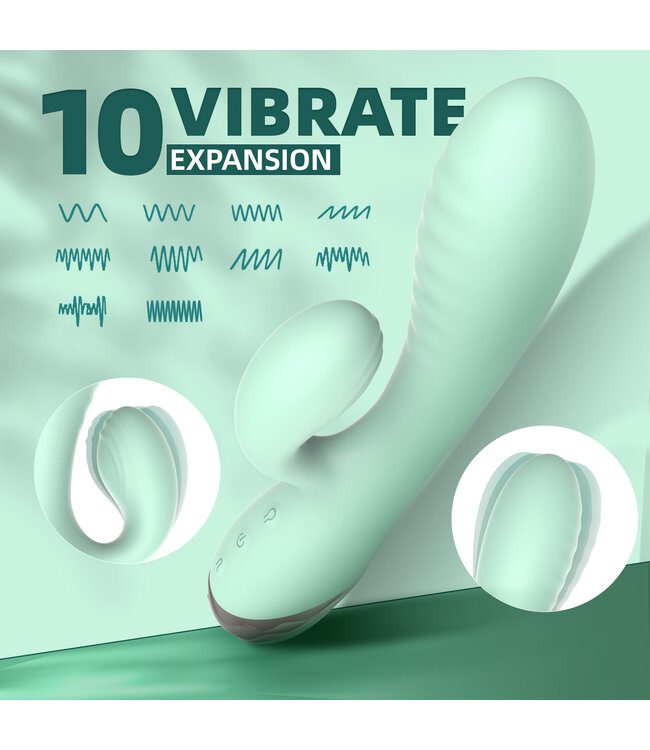 Stringpoint Fancy Her Inflatable Vibrator - Mint Green