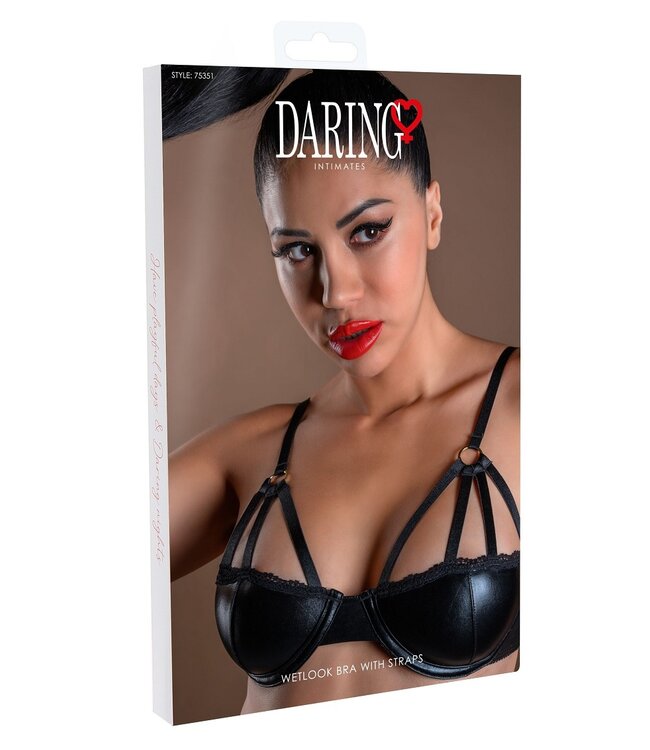 Daring Intimates - Wetlook Bra With Straps