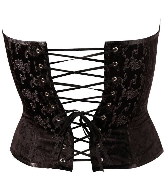 Corset with Removable Braces and Garter Straps