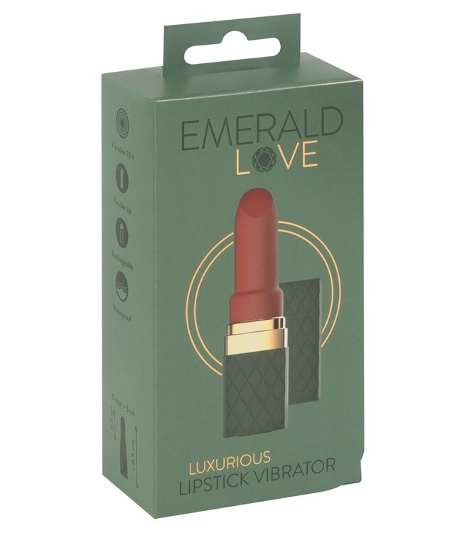 Emerald Love - Luxurious Lipstick Vibrator