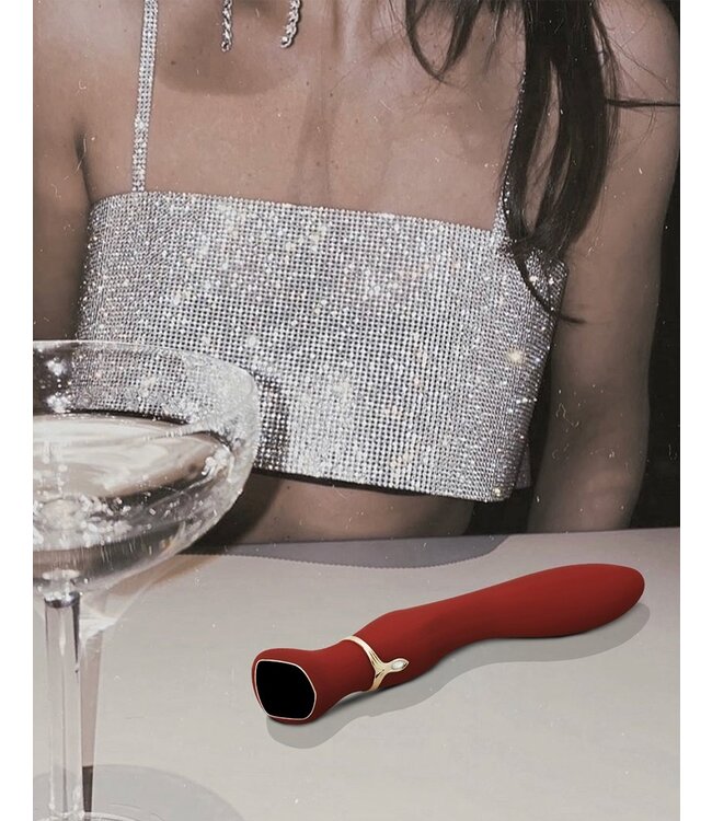 VIOTEC - CHANCE - G-SPOT MASSAGER - GOLD - RED / LCD