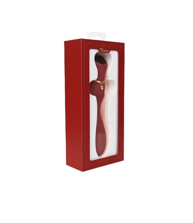 VIOTEC - CHANCE - G-SPOT MASSAGER - GOLD - RED / LCD